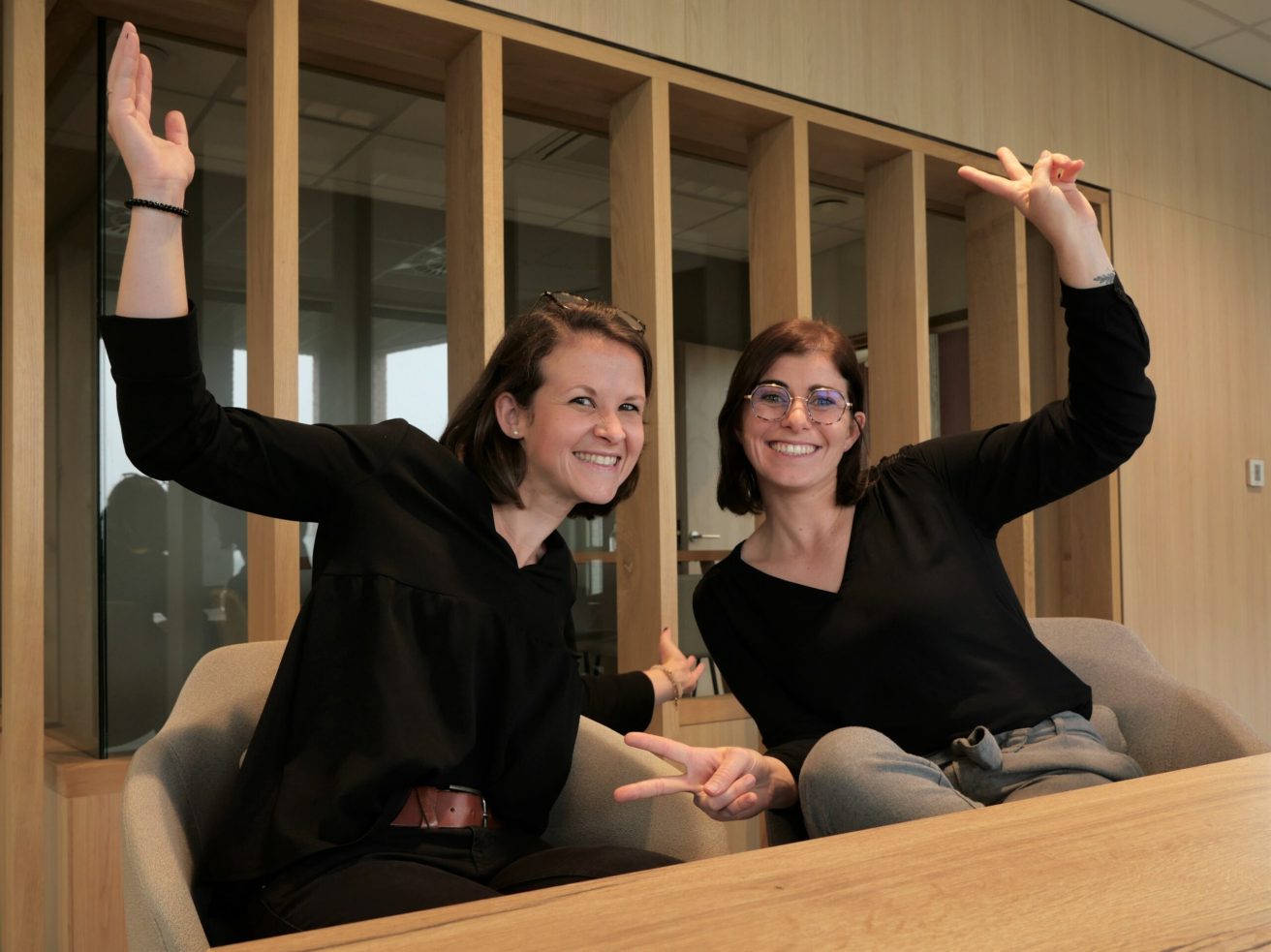 Chloé Bernard-Renaud et Marine Daloux du service ressources humaines de RCA.