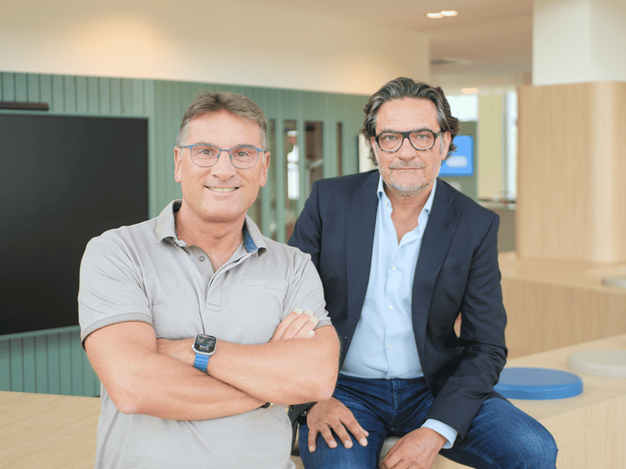 les deux dirigeants Jérôme Clarysse et Emmanuel Ledoux de RCA, éditeurs solutions nantais