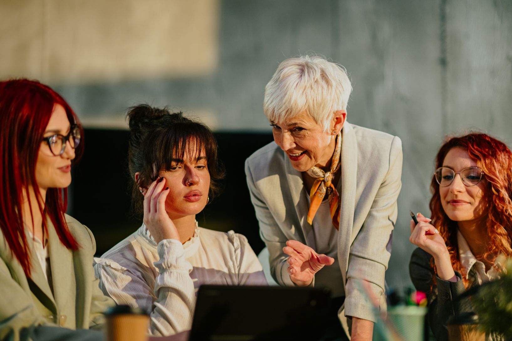 4 femmes discutent des mutations de la profession d'expertise comptable