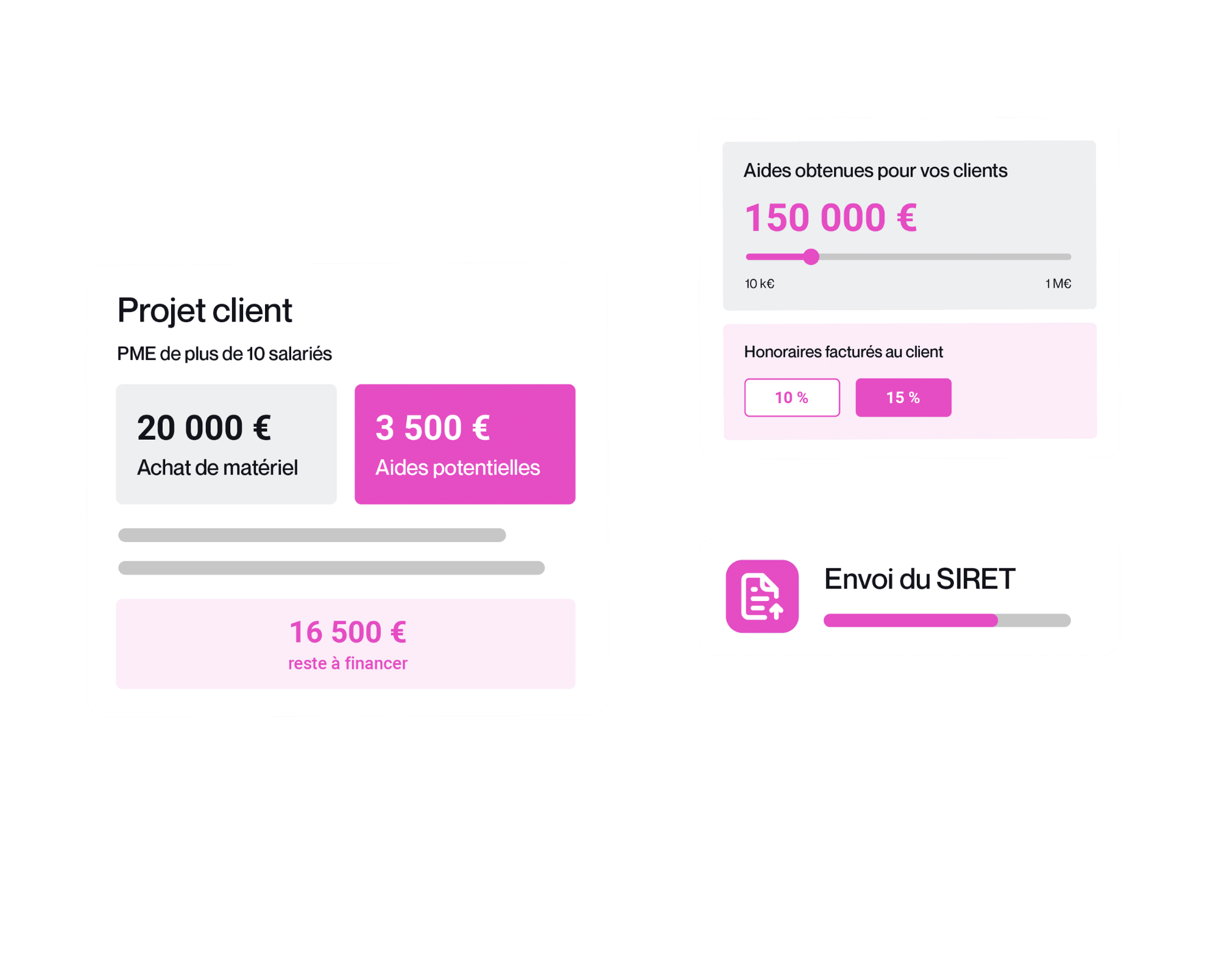 Regroupement tuiles fonctionnalités MAPi
