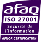 Logo Afaq / AFNOR de la certification 27001