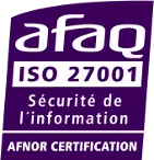 Logo Afaq / AFNOR de la certification 27001